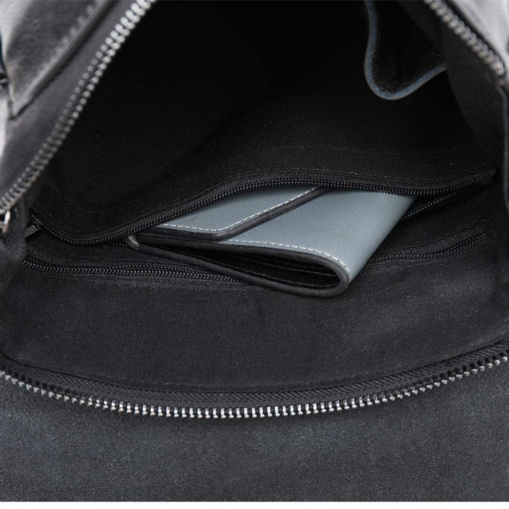 Women's Leather Backpack Versatile Oil Wax Cowhide Backpack