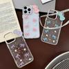 Pearl Bow Phone Case for IPhone17pro Glitter Powder for Apple 16 Transparent Women's Creative 15 Exquisite