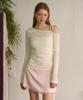 LOSSYROW Shoulder Rope Long Sleeve Pearlwhite