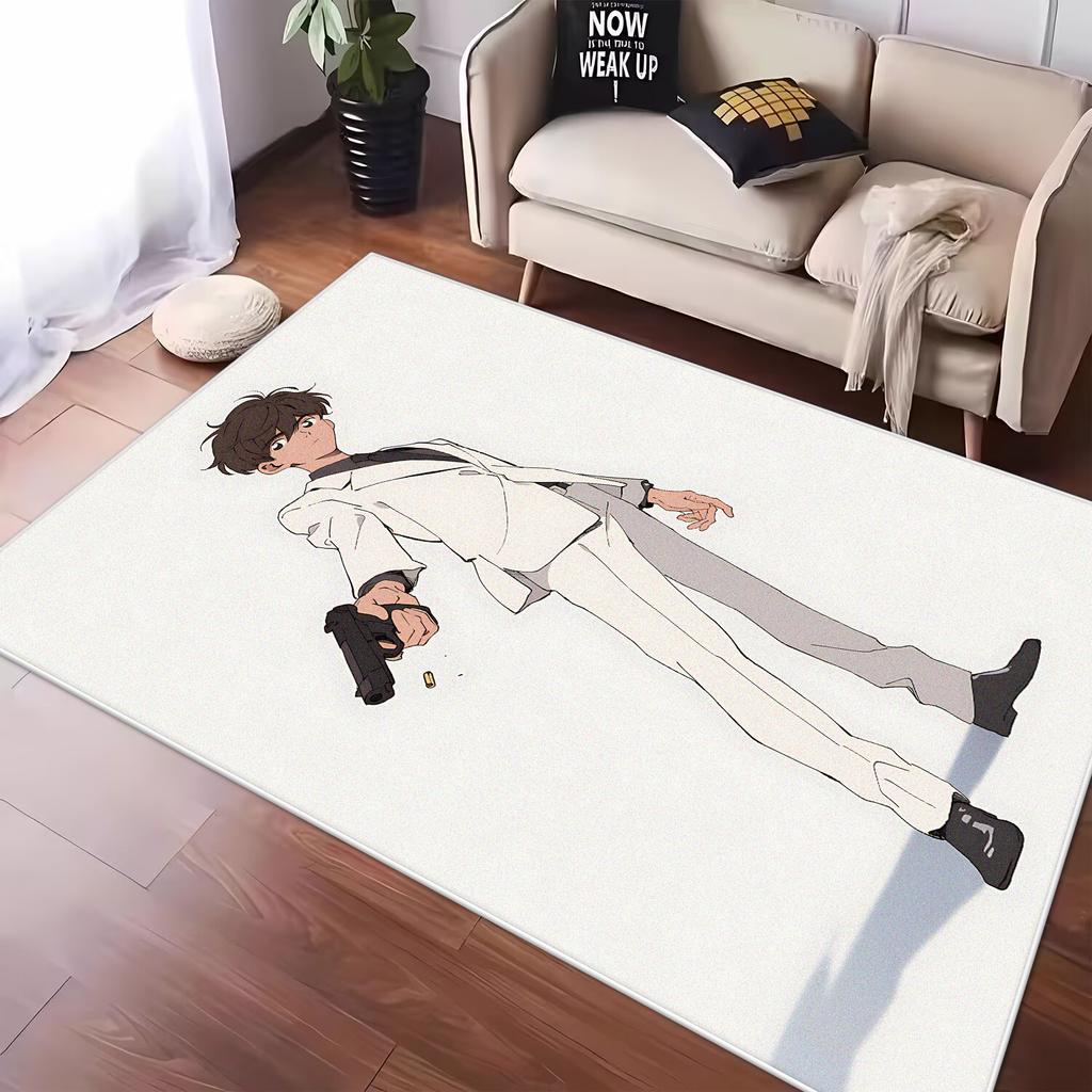 Moderner Stil Großes Wohnzimmer Anpassbare Teppiche Cartoon Heimdekoration Schlafzimmerteppich Maschinenwaschbare Matte für Boden Lounge