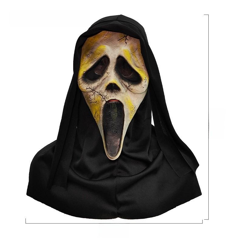 Mask Scream White Skull Ghost Face Masquerade Halloween Party Mock Gift Prop