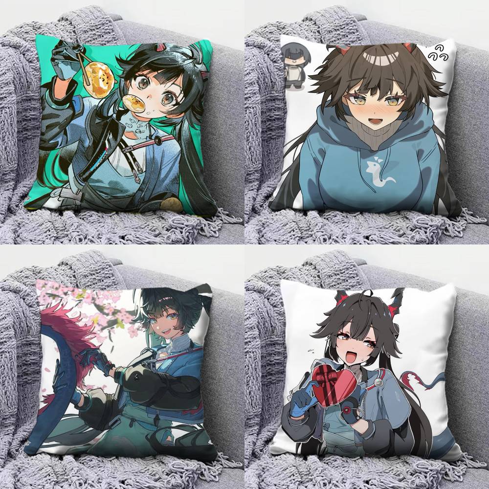 Chen Qianyu Arknight Endfield Home Sofa Cushion Covers and Aecorative Custom Pillow Covers