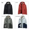 JEANSWEST Unisex Color-Block Waterproof Windbreaker Jacket