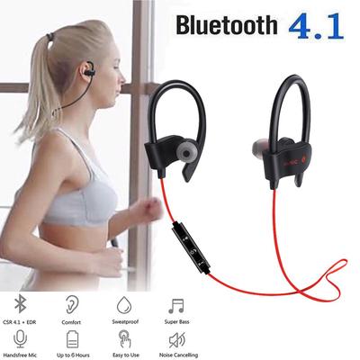  Wireless Bluetooth Headset Headphones Sport Sweatproof Stereo Earbuds Earphone