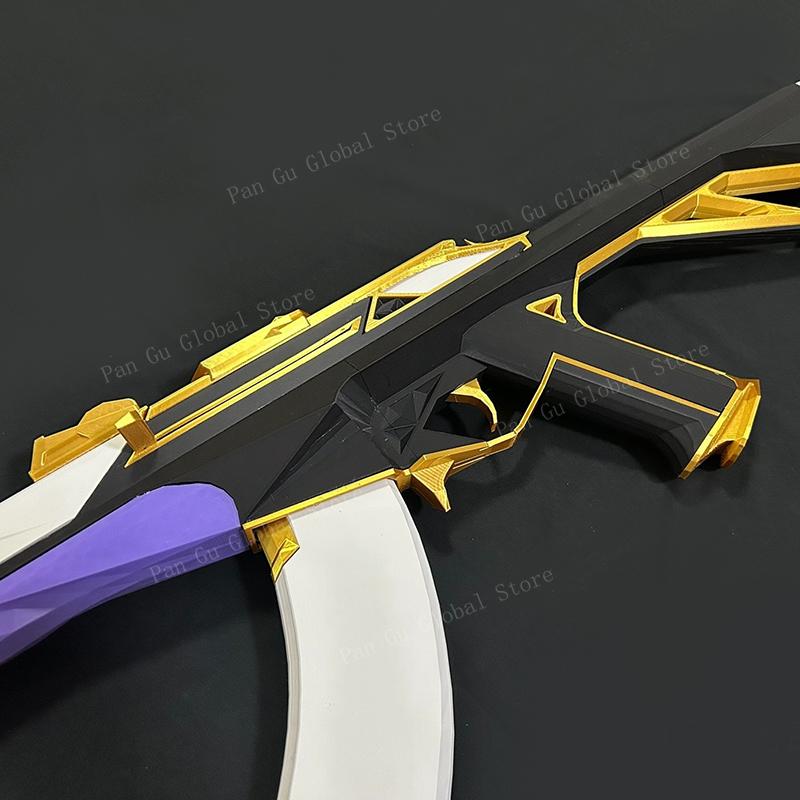 85cm/33.46in Valorant Customized Cosplay Gun Assemble Samurai Katana Game Peripherals Model Props Boy Toy Hobbies Party Supplies
