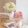 Non-Toxic Creative Diy Hand-Held Bouquet Building Block Sets Flowers Bricks Assembly Toys Children Mother'S Day Valentine'S Day Gifts