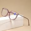 Fashion Large Frame Reading Glasses Anti Blue Light Presbyopia Glasses Non-Polarized Fashion Accessory