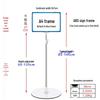 Adjustable A4 Floor Display Sign Stand