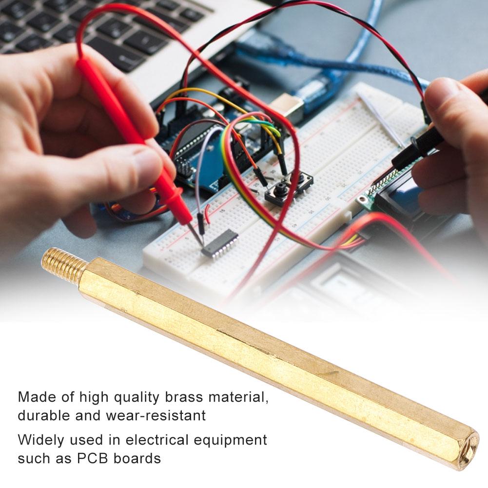 Standoff Brass Coupling M3 Single Head Hex Nuts Replacement Kits for PCB BoardM3 X 35 30Pcs