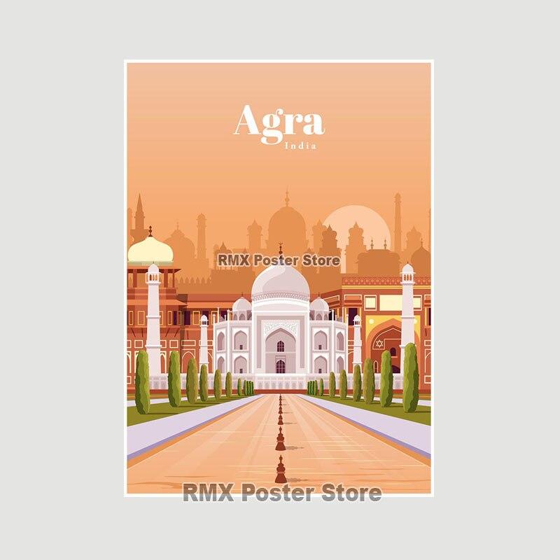 World Travel Minimalist  Posters New York London Paris City Poster White Paper Print Wall Art Decoration Picture Home Cafe Decor