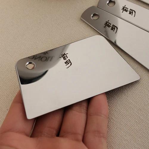 Stainless Steel Mirror Polishing Scraper Wiping Glue Bed Surface Treatment Agent Handmade DIY Leather Molding Sheet