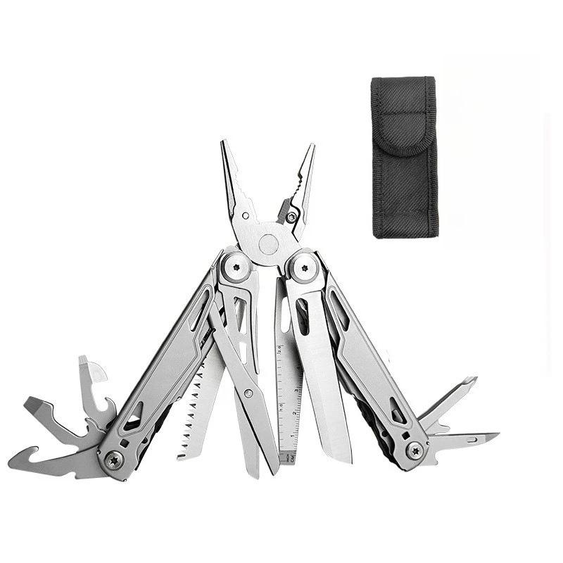 

New 28 in 1 All Steel Folding Multifunctional Tool Pliers Convenient Household Outdoor EDC Pocket Manual Tool