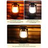 Portable Camping Lanterns USB Rechargeable Solar Charging Camping Light Dimming Outdoor Hanging Tent Light Hiking Fishing Lamp