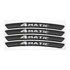 AXX2   3D Aluminum Car Styling Wheel Rim Sticker Car Refit Accessorie For Mercedes Benz AMG A B R G Class GLK GLA CLA GLB GLC C200 E200
