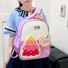 Kindergarten children's schoolbag cartoon cute baby large capacity load reduction backpack boys and girls light backpack