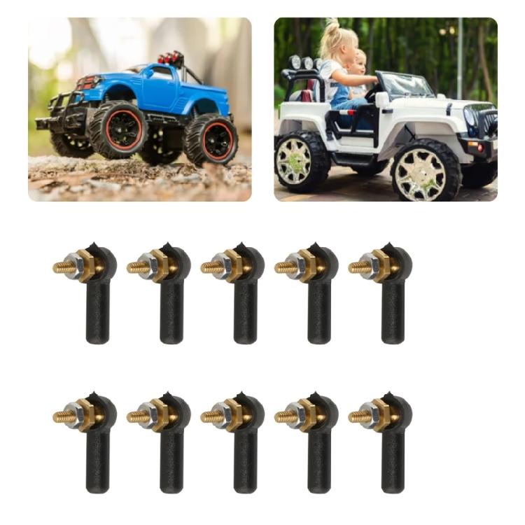 10pcs Tie End Ball Joint Positioning Ball Head 2mm/3mm For Precise Assembly And Child Safe Model Rod Ends Ball Connector