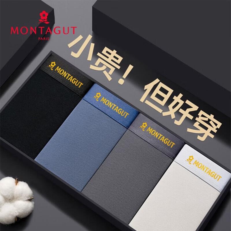 

Montagut Men s Ice Silk Antibacterial Boxer Briefs 4XL