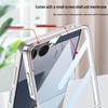 Samsung ZFlip7 Case: New Magnetic Wireless Charging, Transparent Rotating Bracket, GKK Compatible.