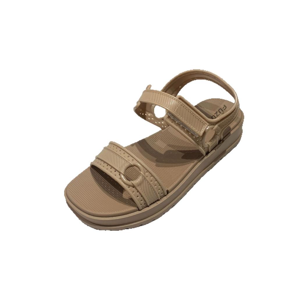 New Internet Celebrity Sandals Female Casual Fashion Daily Student Platform Fairy Wind Beach Flat Roman Sandals