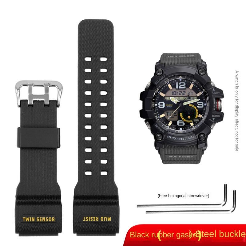 For Casio G-Shock GG-1000/GWG-100/GSG-100 Men Sport Waterproof Replace Bracelet Band Strap Watch Accessories Resin Watchband
