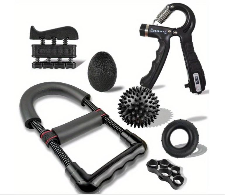 5-60kg Adjustable Grip Strength Fitness Equipment Men Women Train Wrist and Finger Strength TPE Rubberized Hand Grips