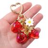 Yogodlns Cute Strawberry Mini Backpack Hanging Handbag Pendant Bag Pendant Bags Accessories