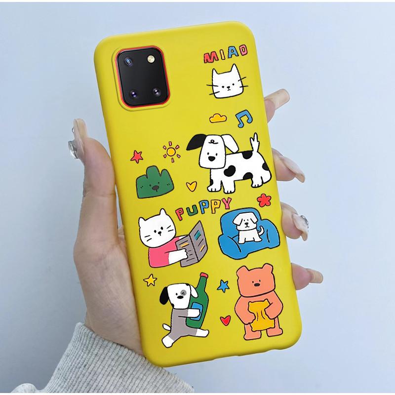 For Samsung Galaxy Note 10 Lite Case N770F Soft TPU Silicone Cover Cute Astronaut Panda Phone Case GalaxyNote 10Lite Coque Funda
