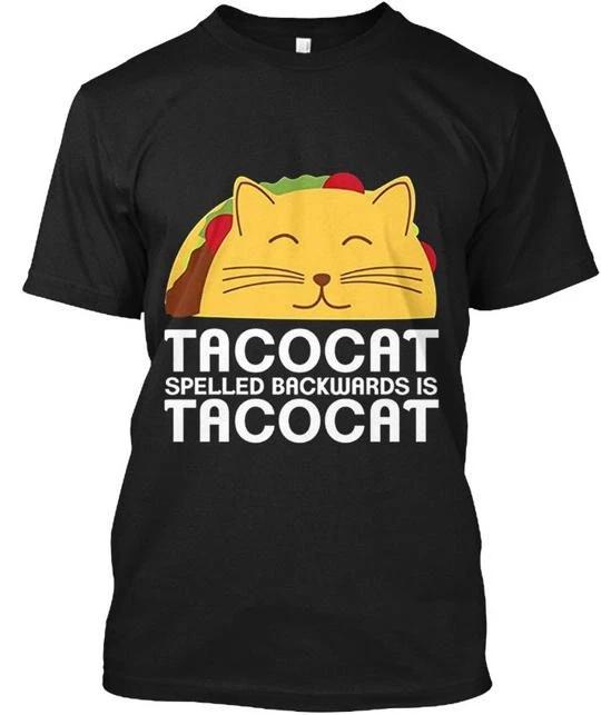 Funny Graphic Taco And Cat Lovers - Tacocat Spelled TTshirt Made in USA S to 5XL 3XL