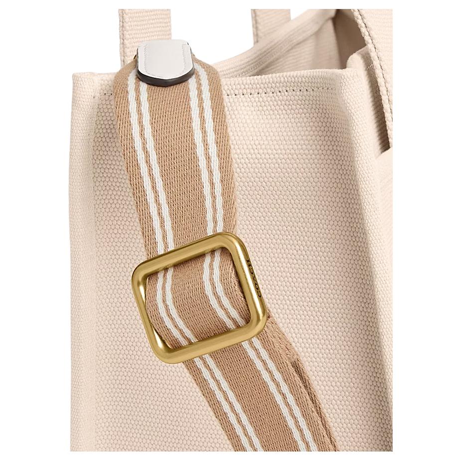 COACH Limited Edition Cargo 26 Brand Logo Practical Versatile Heart Pattern Fabric Tote Bag Shopping Bag Shoulder Crossbody Handbag Medium CBR79-B4CAH