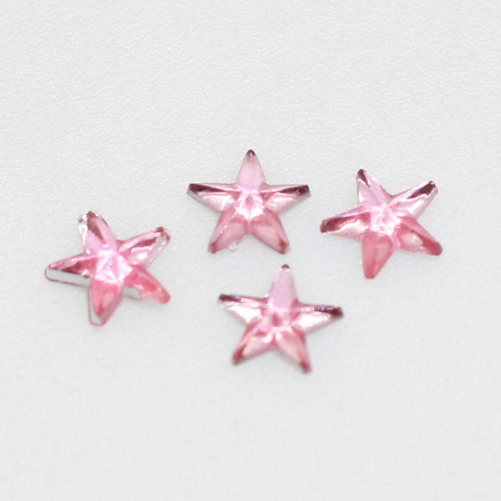 5mm Acrylic Stars Rhinestones Decoration Crafts Cabochon Scrapbooking Embellishments Flatback Nail Art Garment Beads DIY