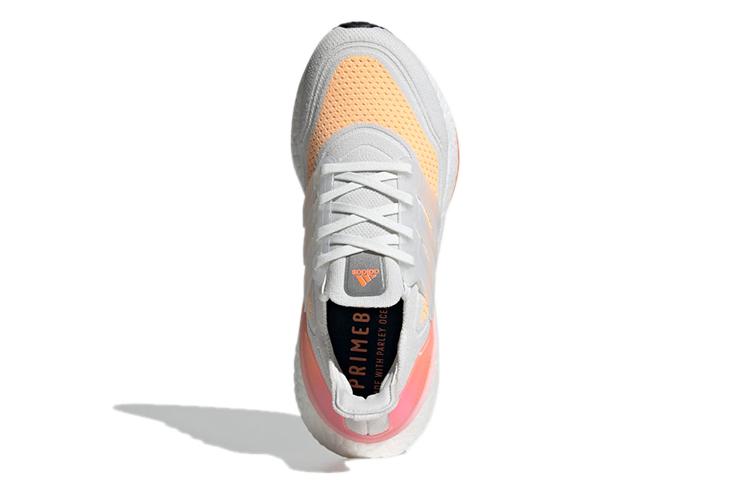 UltraBoost 21 Wmns Adidas 'White Acid Orange' Women's FY0400
