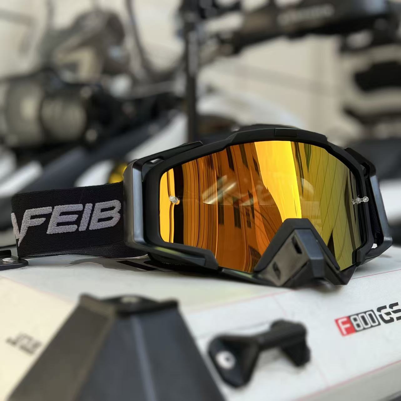 Anti-glare goggles: for cycling, motorcycle helmets, wind/dust protection, ATV.