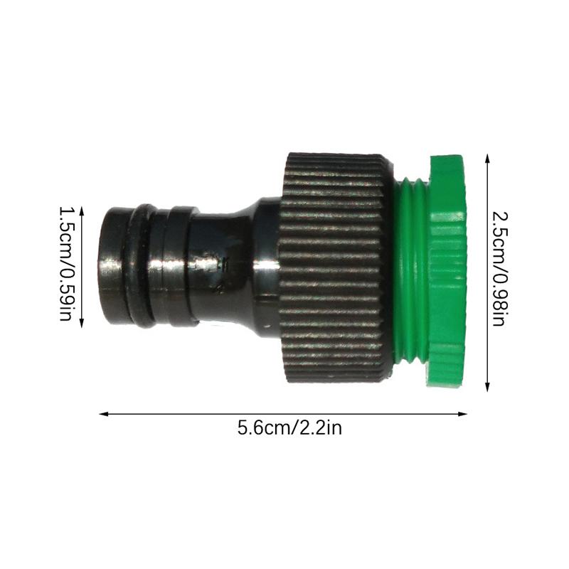 5Pcs 1/2''Or 3/4" Garden Quick Water Inlet Hose Tap Fitting Adaptor Gardening Tool Accessories