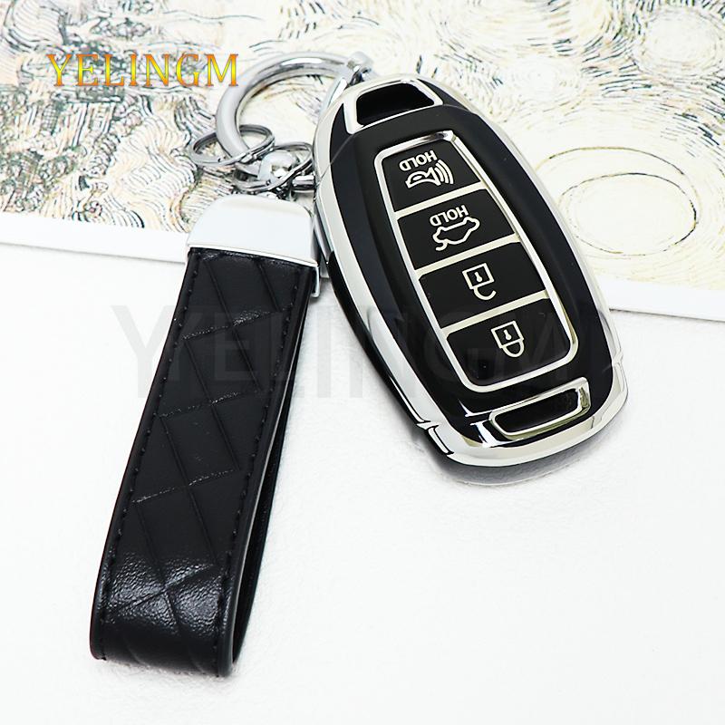 3 4 5 Button Car Key Fob Case Key Fob Cover For Hyundai I30 Ix35 Kona Encino Solaris Azera Grandeur Ig Accent Santa Fe Palisade