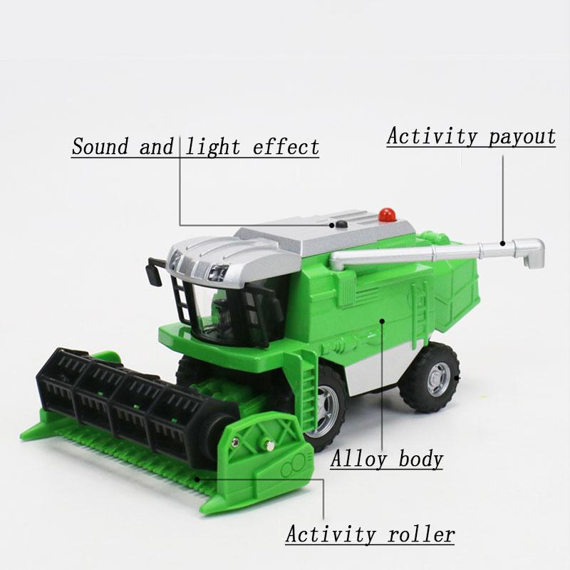 Bauernhof Spielzeug Mähdrescher Lkw Modell Auto Druckguss Spielzeug Autos Kinder Kleinkinder Geschenk