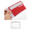 Horizontal Durable ID Card Plastic Pass Badge Clear Case Card Holder Enclosed Oyster Cover