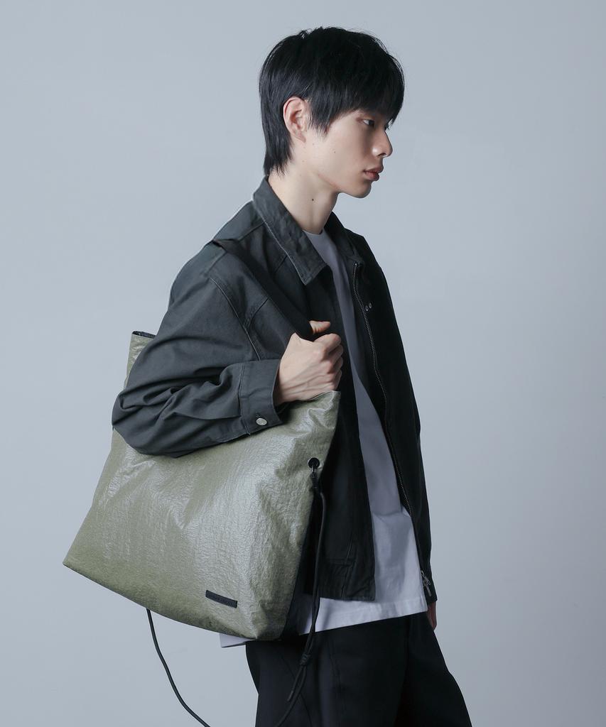Nuart Studio Lacent Two-Tone Tote Bag_Khaki/Black
