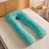 U-Shape Pregnancy Pillow Full Body Pillow for Pregnant Women, 130x70cm Crystal