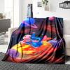 1Pc Space Adventure Stitch Blanket Soft Throw Blanket For Home Bedroom Bed Sofa Travel Office Solid Christmas Blanket