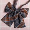 Jk Japanese Plaid Korean Version Of Collar Flower Graduate Female Collar Flower College Wind Streamer Jk Bow Shirt Accessories Sailor Suit