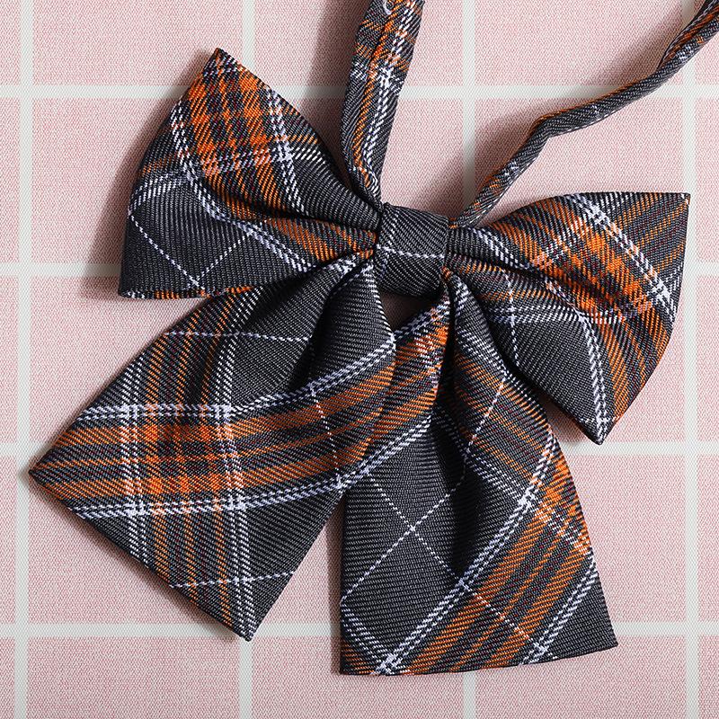 Jk Japanese Plaid Korean Version Of Collar Flower Graduate Female Collar Flower College Wind Streamer Jk Bow Shirt Accessories Sailor Suit