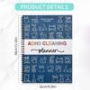 Adhd Cleaning Planner For Adults And Teens - Daily, Weekly & Monthly Cleaning Schedule & Checklist,Reusable Household Organizer