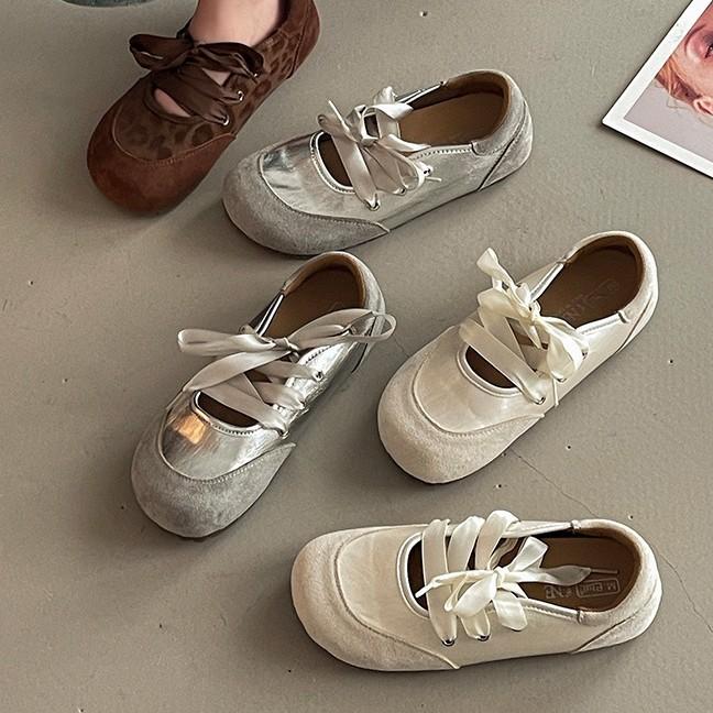 Retro Versatile Flat-bottomed Ballet Casual Single Shoes Women's Summer New Fashion Lightweight Versatile Single Shoes