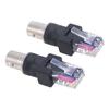 1Pc Hohe Quanlity Schwarz Stecker Bnc-buchse Jack Zu Rj45 Stecker Rf-adapter Koaxialstecker