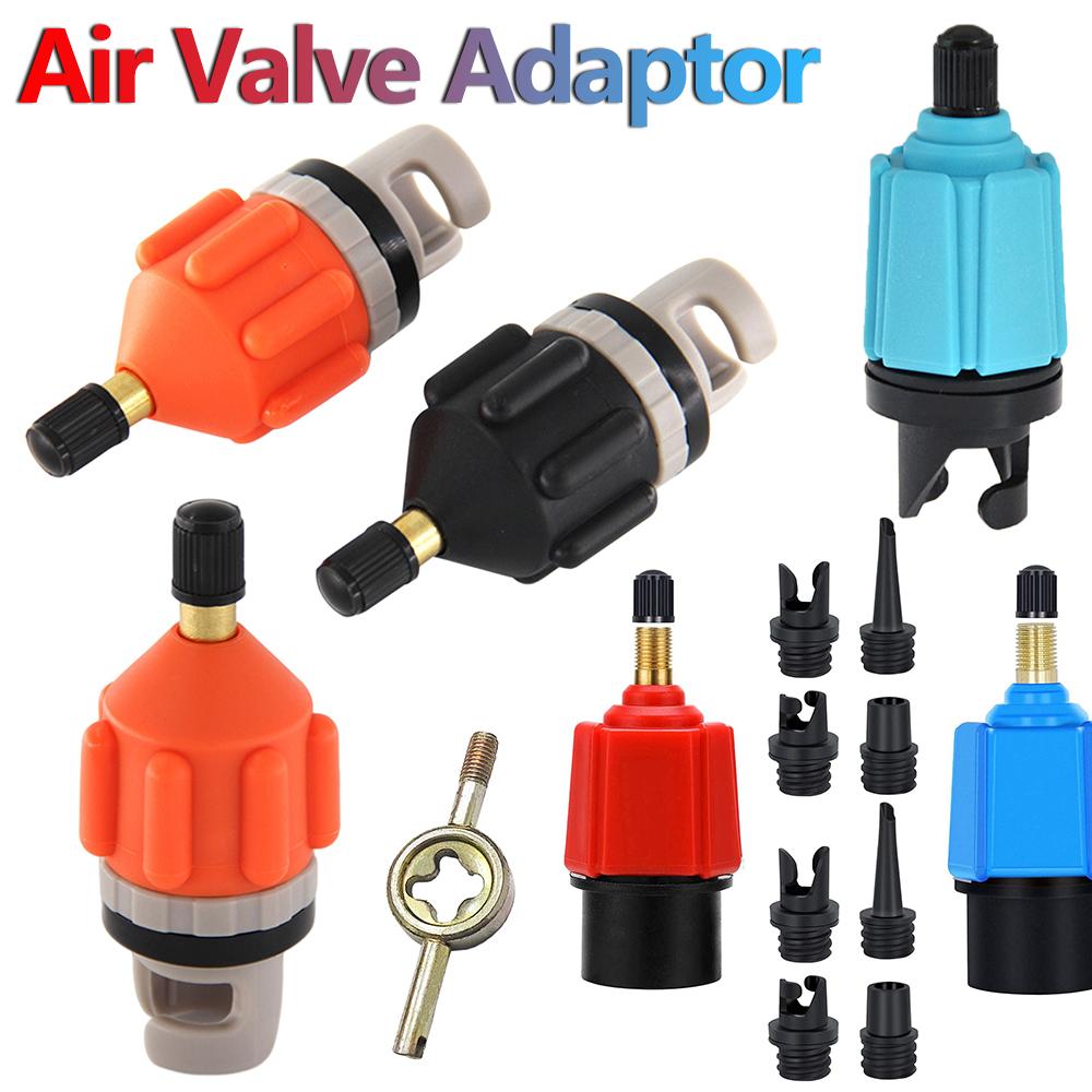 1/2pcs Air Valve Adaptor Wear-resistant Rowing Boat Nylon Kayak Inflatable Pump Adapter for SUP Board Kayak Parts Accessories