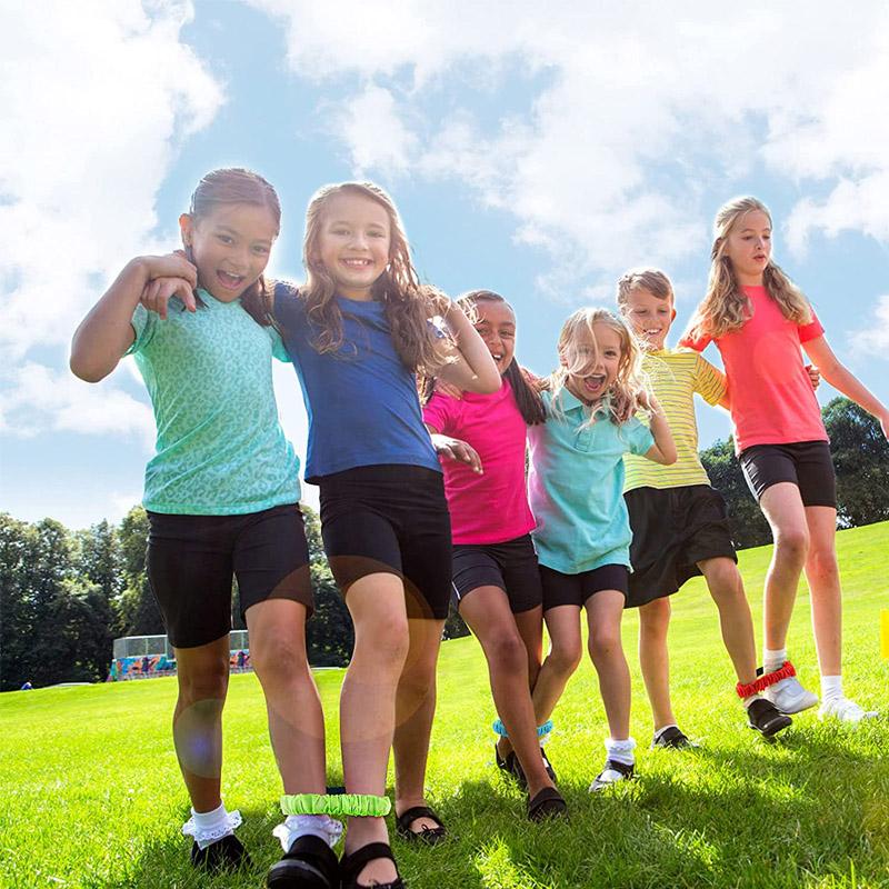 12/4 Stück Dreibein-Rennbänder Elastisches Bindeseil Teambuilding-Spiele Für Kinder Karneval Sportfest Hinterhof Partyzubehör