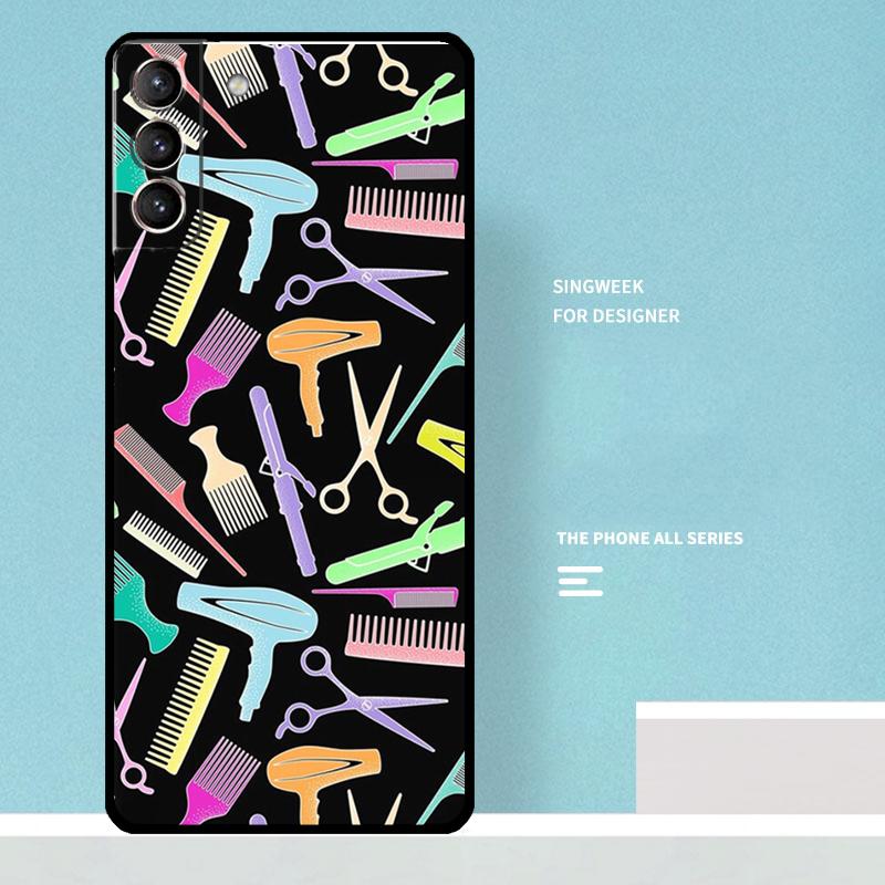Hair Stylist Hairdresser Case For Samsung Galaxy S25 Ultra S21 S22 S23 S24 Ultra S9 S10 S20 Plus S25 FE Phone Cover
