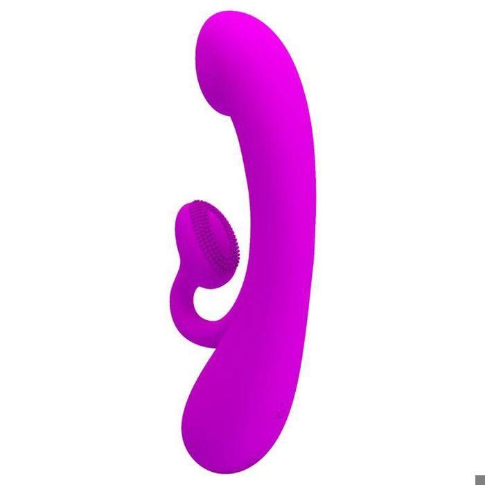 Pretty love - vibrateur sincere et ventouse de clitoris silicone violet -