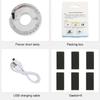 Bike Wheel Hub Lights Rechargeable 7 Colors 15 Modes LED Cycling Lights Colorful Bike Spoke Lights for Safety Warning