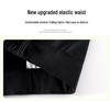 Men's Waterproof Multi-Pocket Cargo Ski Pants - Plus Velvet Warmth, Outdoor Sports / Mountaineering, Straight Leg, Autumn-Winter Long Pants